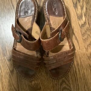 Brown Leather Sandals